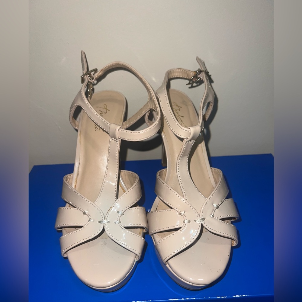 Elegant Nude Strappy Heels